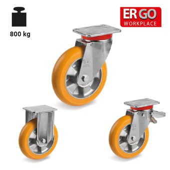 TR-65ER-EP-Roues avec montures pour charges extra-lourdes